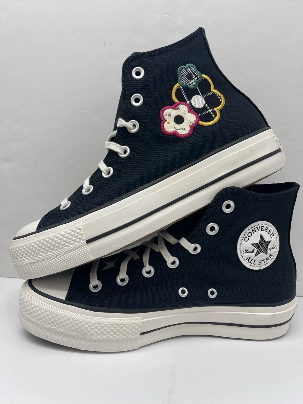 Converse A15534F CTAS LIFT HI BLACK/WHITE/SUNNY ANGLE Platform Sneakers